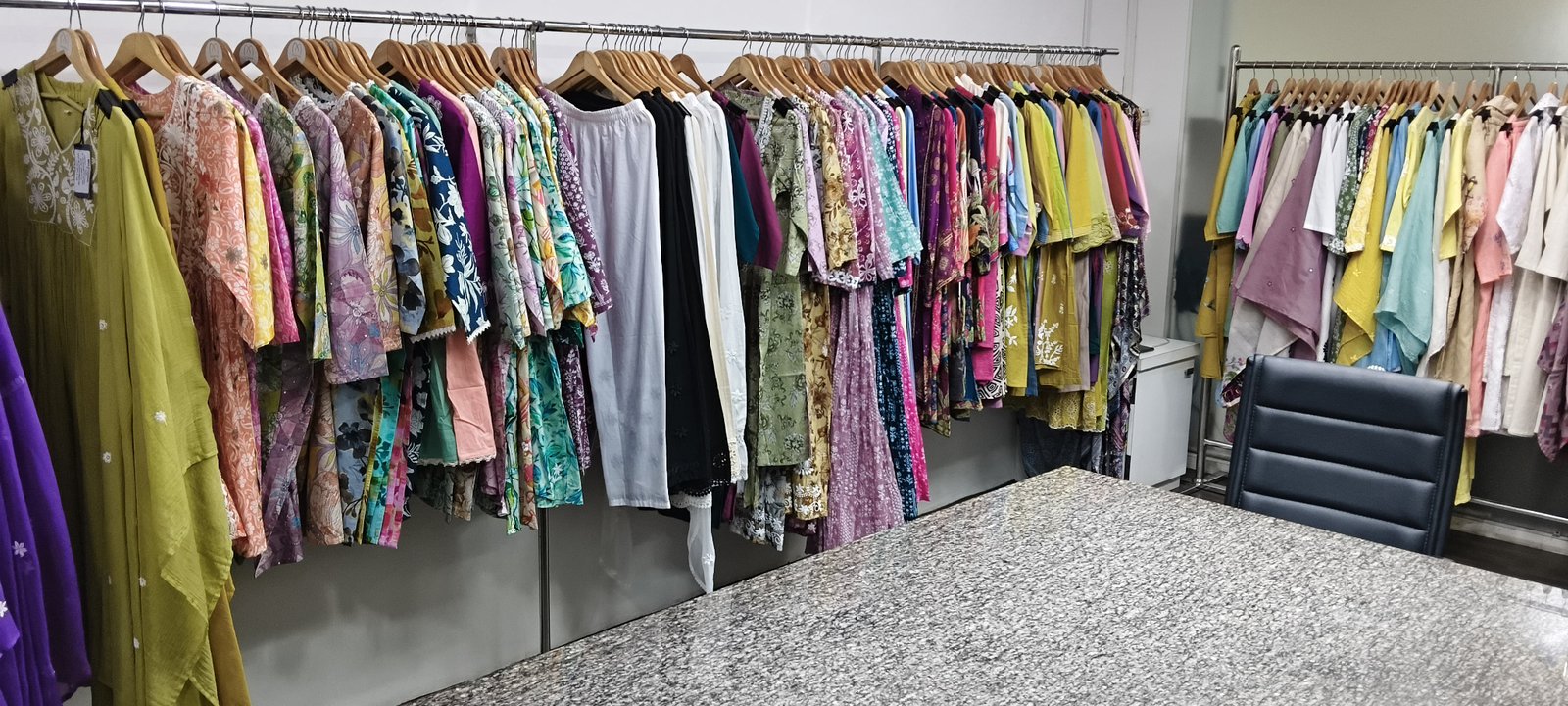 M Clothing Product Display Showroom at Head Office